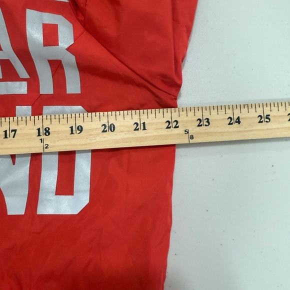 NWT HGC Apparel Women’s Black by Popular Demand windbreaker jacket Red Size S - Picture 5 of 6